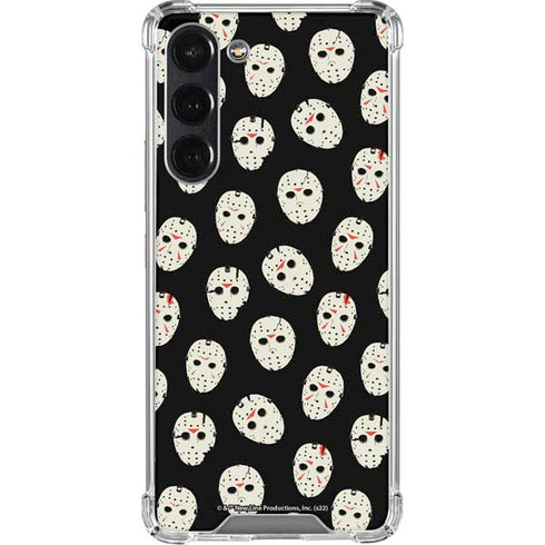 Warner Bros Friday the 13th Jason Voorhees Pattern Galaxy S24 FE Clear Case