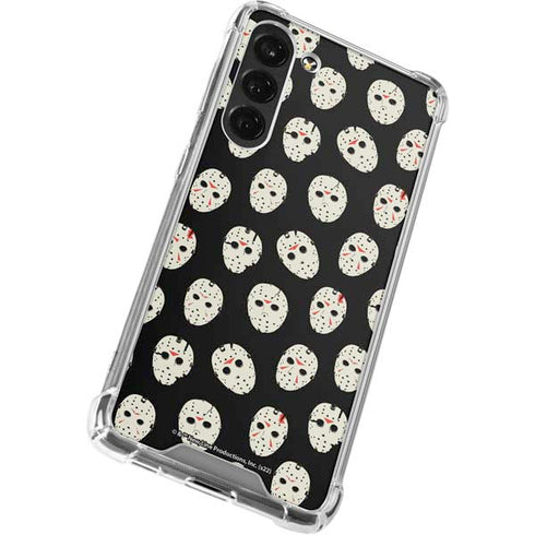 Warner Bros Friday the 13th Jason Voorhees Pattern Galaxy S24 FE Clear Case