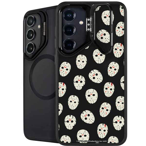 Warner Bros Friday the 13th Jason Voorhees Pattern Galaxy S25 Kickstand Case