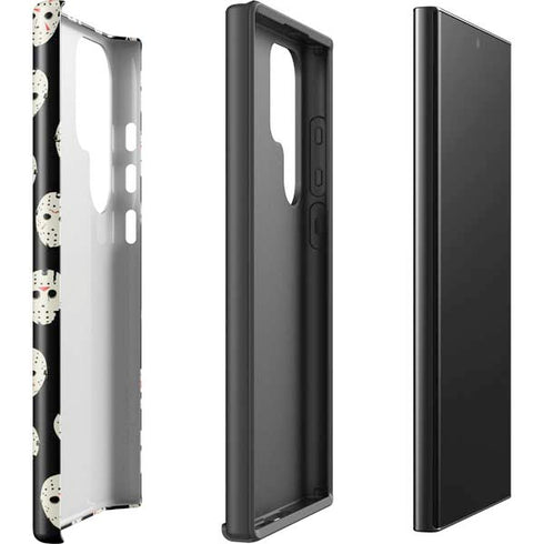 Warner Bros Friday the 13th Jason Voorhees Pattern Galaxy S25 Ultra Impact Case