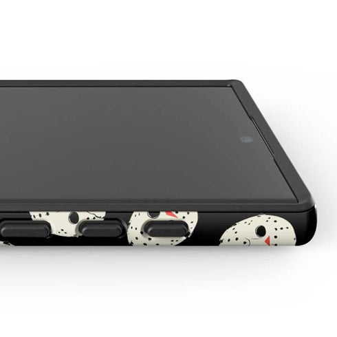 Warner Bros Friday the 13th Jason Voorhees Pattern Galaxy S25 Ultra Impact Case