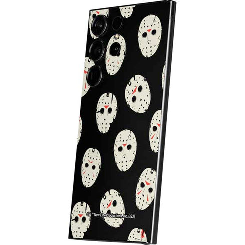 Warner Bros Friday the 13th Jason Voorhees Pattern Galaxy S24 Ultra Skin
