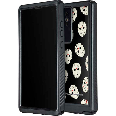Warner Bros Friday the 13th Jason Voorhees Pattern Galaxy S24 Ultra Waterproof Case