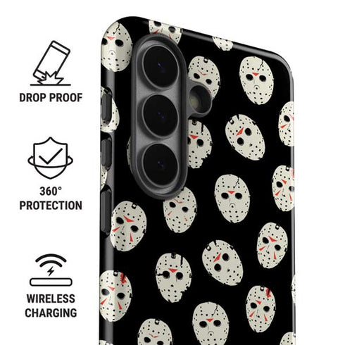 Warner Bros Friday the 13th Jason Voorhees Pattern Galaxy S26 Impact Case