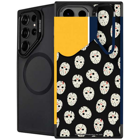 Warner Bros Friday the 13th Jason Voorhees Pattern Galaxy S26 Ultra Kickstand Case