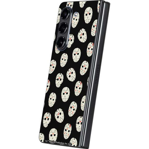 Warner Bros Friday the 13th Jason Voorhees Pattern Galaxy Z Fold5 5G Skin