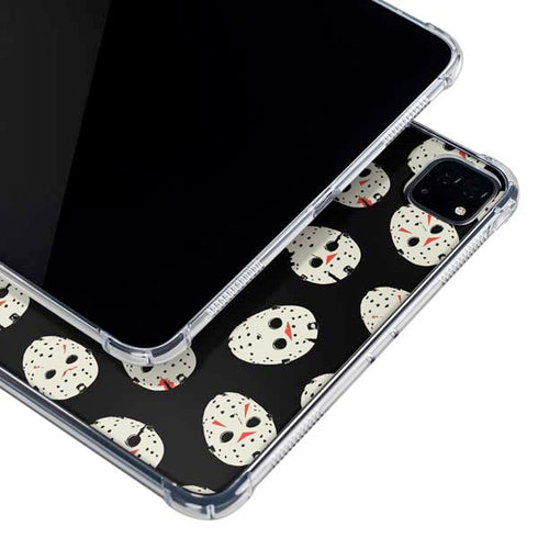 Warner Bros Friday the 13th Jason Voorhees Pattern iPad Pro 11in (2024) Clear Case