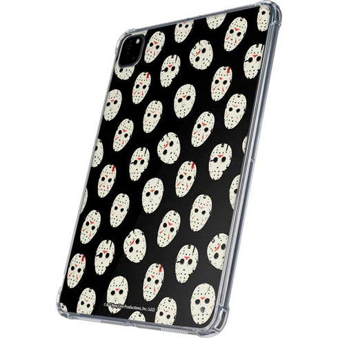 Warner Bros Friday the 13th Jason Voorhees Pattern iPad Pro 11in (2024) Clear Case