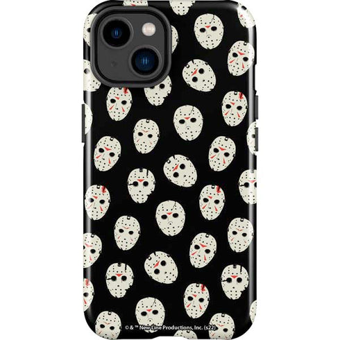 Warner Bros Friday the 13th Jason Voorhees Pattern iPhone 15 Impact Case