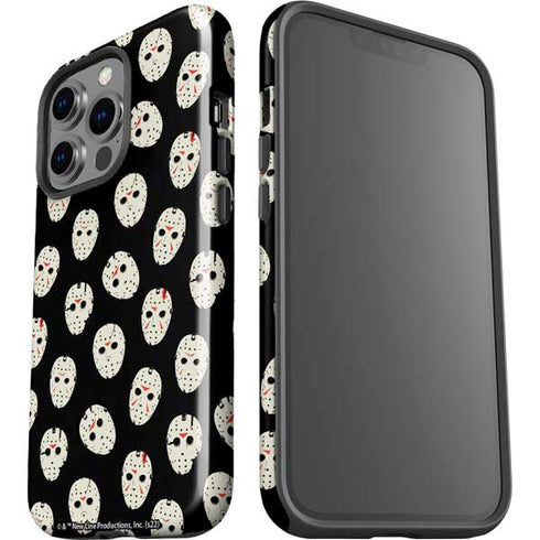 Warner Bros Friday the 13th Jason Voorhees Pattern iPhone 15 Pro Impact Case