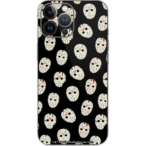 Warner Bros Friday the 13th Jason Voorhees Pattern iPhone 15 Pro Max Skin