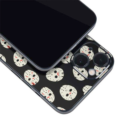 Warner Bros Friday the 13th Jason Voorhees Pattern iPhone 15 Skin