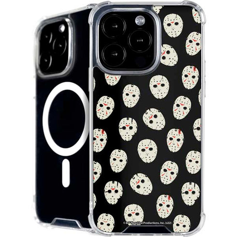 Warner Bros Friday the 13th Jason Voorhees Pattern iPhone 16 Pro MagSafe Case