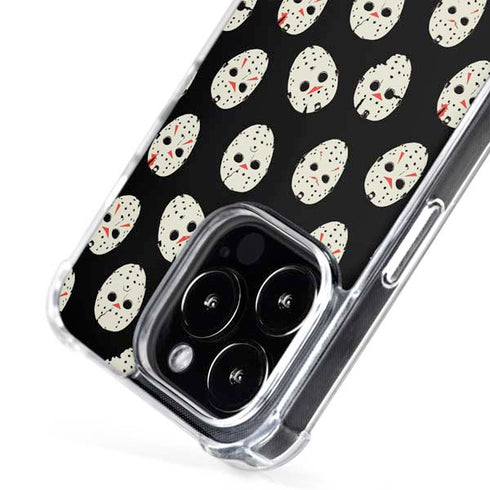 Warner Bros Friday the 13th Jason Voorhees Pattern iPhone 16 Pro Max MagSafe Case
