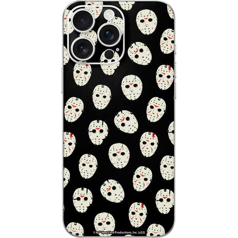 Warner Bros Friday the 13th Jason Voorhees Pattern iPhone 16 Pro Max Skin