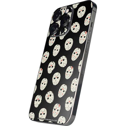 Warner Bros Friday the 13th Jason Voorhees Pattern iPhone 16 Pro Max Skin