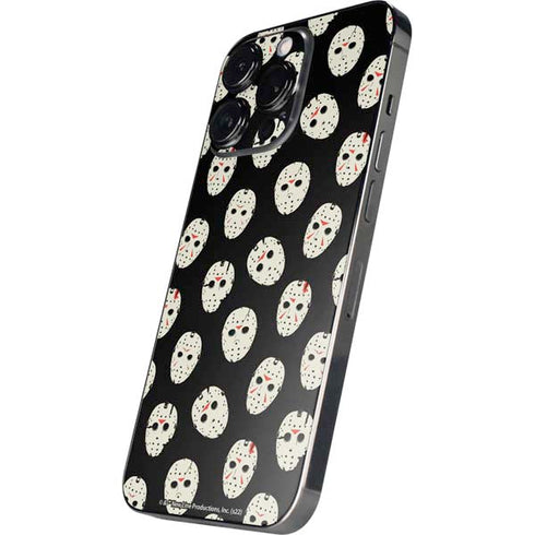 Warner Bros Friday the 13th Jason Voorhees Pattern iPhone 16 Pro Skin
