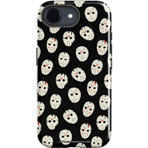 Warner Bros Friday the 13th Jason Voorhees Pattern iPhone 16e Impact Case