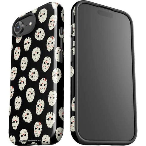 Warner Bros Friday the 13th Jason Voorhees Pattern iPhone 16e Impact Case