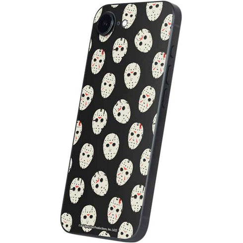 Warner Bros Friday the 13th Jason Voorhees Pattern iPhone 16e Skin
