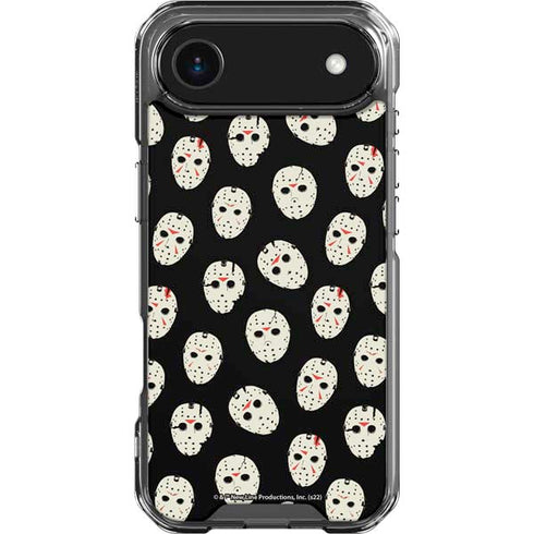 Warner Bros Friday the 13th Jason Voorhees Pattern iPhone 17 Air Clear Case