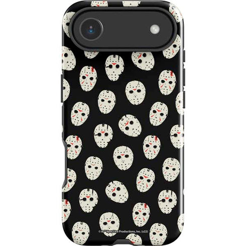 Warner Bros Friday the 13th Jason Voorhees Pattern iPhone 17 Air Impact Case
