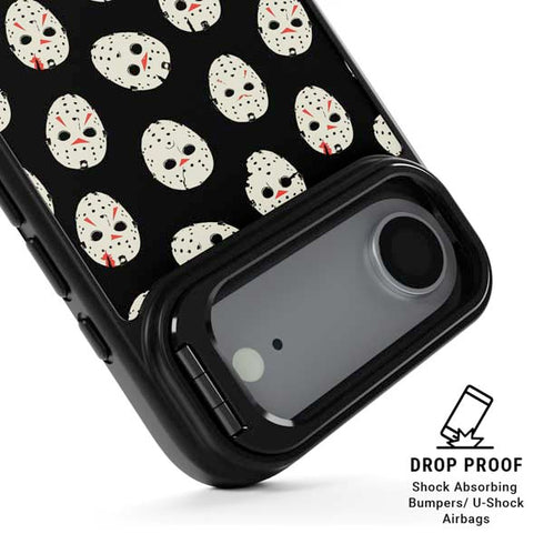 Warner Bros Friday the 13th Jason Voorhees Pattern iPhone 17 Air Kickstand Case