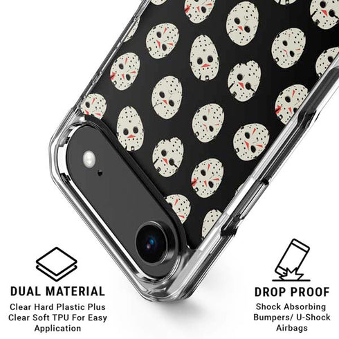 Warner Bros Friday the 13th Jason Voorhees Pattern iPhone 17 Air MagSafe Case