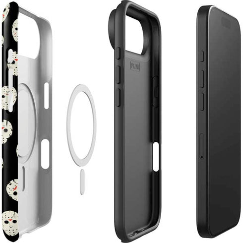 Warner Bros Friday the 13th Jason Voorhees Pattern iPhone 17 Air Magsafe Impact Case