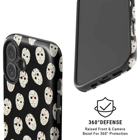 Warner Bros Friday the 13th Jason Voorhees Pattern iPhone 17 Magsafe Impact Case