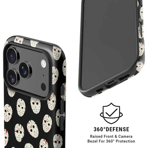 Warner Bros Friday the 13th Jason Voorhees Pattern iPhone 17 Pro Magsafe Impact Case