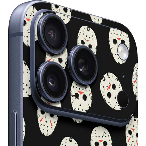 Warner Bros Friday the 13th Jason Voorhees Pattern iPhone 17 Pro Skin