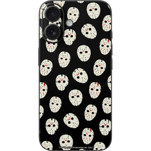 Warner Bros Friday the 13th Jason Voorhees Pattern iPhone 17 Skin