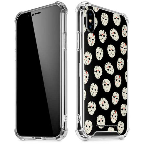 Warner Bros Friday the 13th Jason Voorhees Pattern iPhone X/XS Clear Case