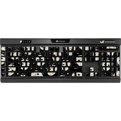 Warner Bros Friday the 13th Jason Voorhees Pattern K95 RGB PLATINUM Mechanical Gaming Keyboard Skin