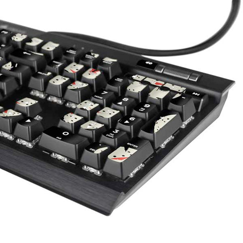 Warner Bros Friday the 13th Jason Voorhees Pattern K95 RGB PLATINUM Mechanical Gaming Keyboard Skin