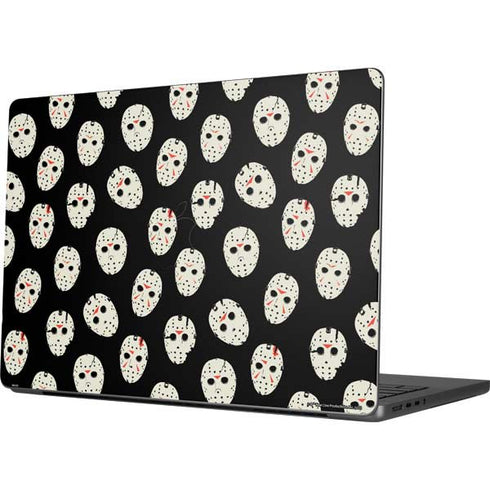 Warner Bros Friday the 13th Jason Voorhees Pattern Apple MacBook Pro 14-inch Skin