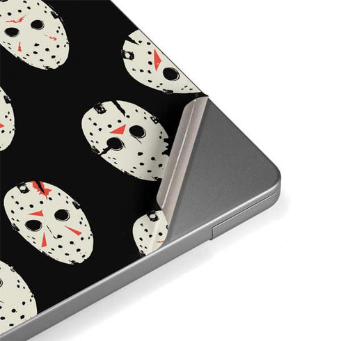 Warner Bros Friday the 13th Jason Voorhees Pattern Apple MacBook Pro 14-inch Skin