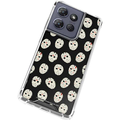Warner Bros Friday the 13th Jason Voorhees Pattern Moto G Stylus 5G (2025) Clear Case