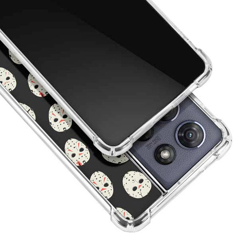 Warner Bros Friday the 13th Jason Voorhees Pattern Moto G Stylus 5G (2025) Clear Case