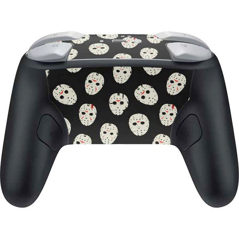 Warner Bros Friday the 13th Jason Voorhees Pattern Nintendo Switch 2 (2025) Pro Controller Skin