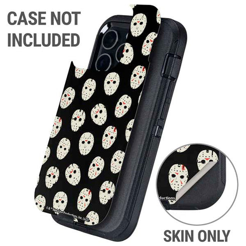 Warner Bros Friday the 13th Jason Voorhees Pattern Otterbox Defender iPhone Skin