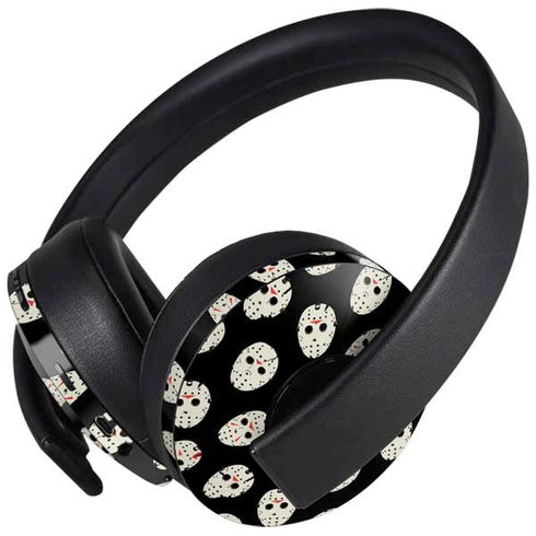 Warner Bros Friday the 13th Jason Voorhees Pattern PlayStation 4 Gold Wireless Headset Skin