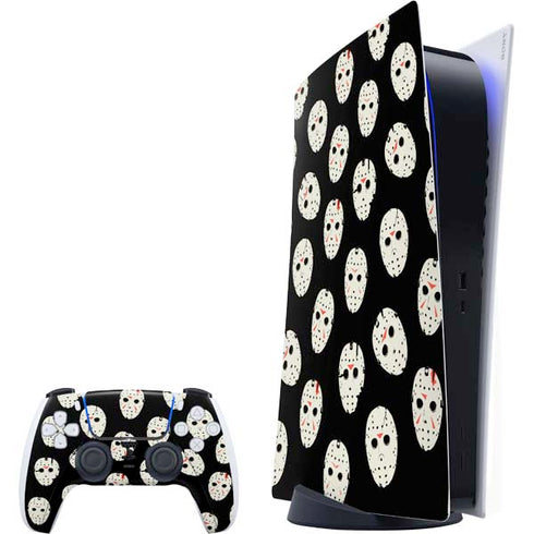 Warner Bros Friday the 13th Jason Voorhees Pattern PlayStation PS5 Skins