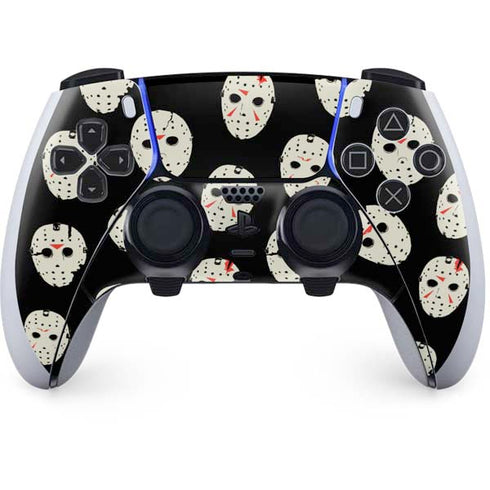 Warner Bros Friday the 13th Jason Voorhees Pattern PS5 DualSense Edge Pro Controller Skin
