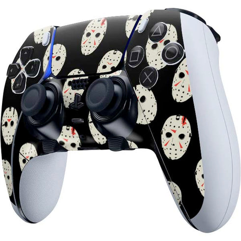 Warner Bros Friday the 13th Jason Voorhees Pattern PS5 DualSense Edge Pro Controller Skin