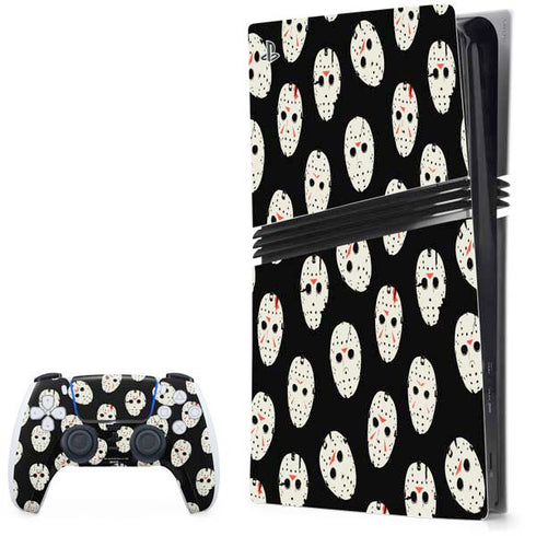 Warner Bros Friday the 13th Jason Voorhees Pattern PlayStation PS5 Skins