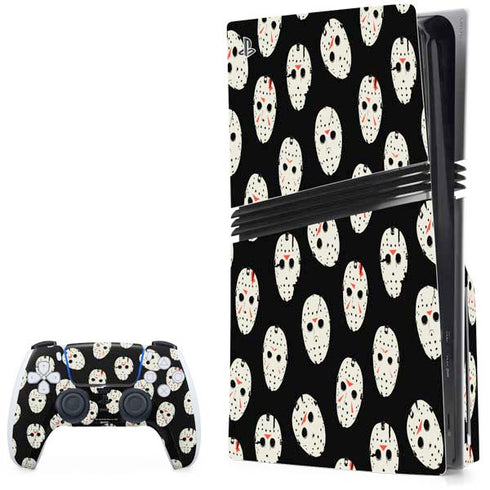 Warner Bros Friday the 13th Jason Voorhees Pattern PlayStation PS5 Skins
