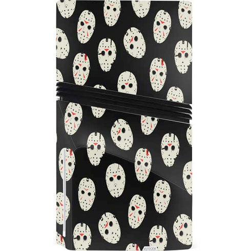 Warner Bros Friday the 13th Jason Voorhees Pattern PS5 Pro Disk Bundle Skin
