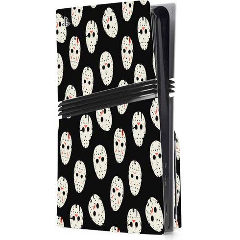 Warner Bros Friday the 13th Jason Voorhees Pattern PS5 Pro Disk Console Skin
